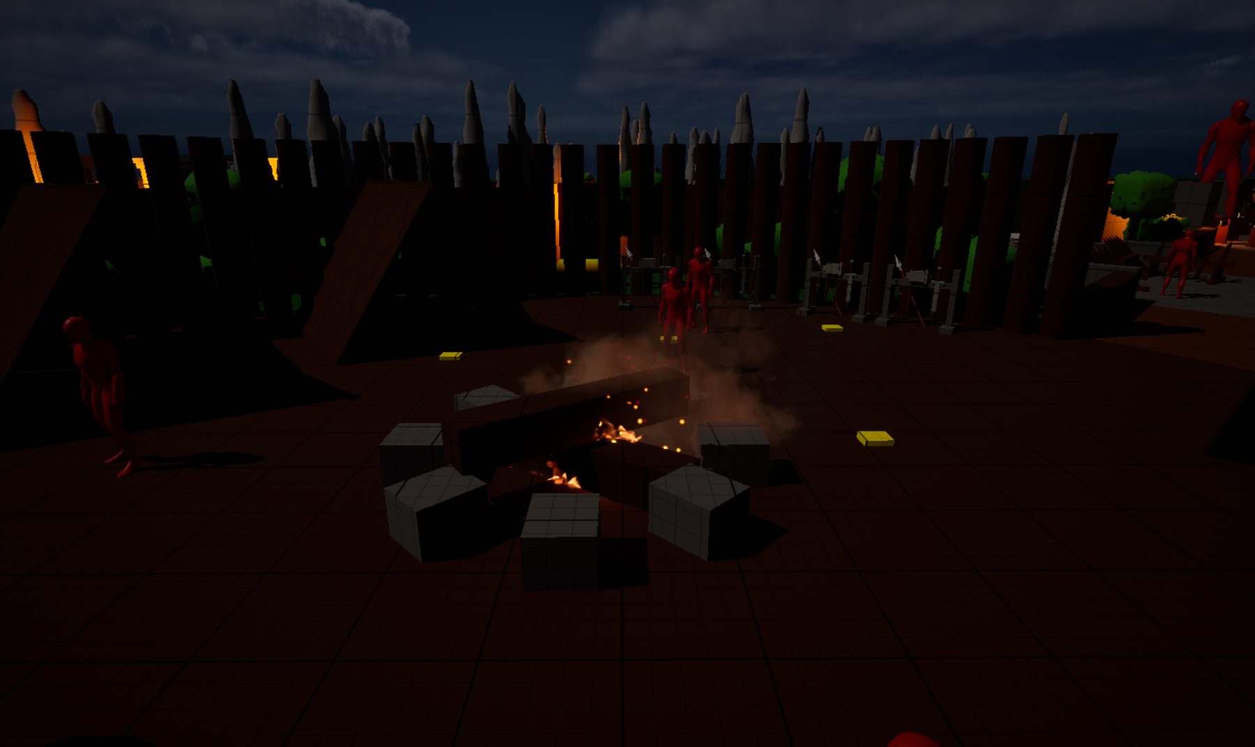 Barbarian campfire