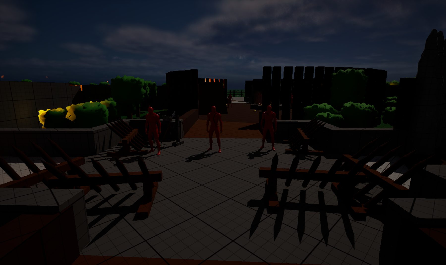 Barbarian fortification gate